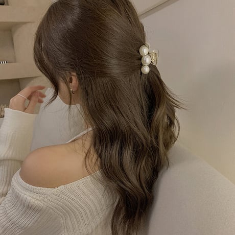 Hair crip pearl【R0325】