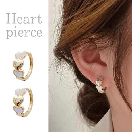 Heart foop pierce【R0368】