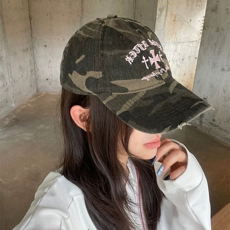 クロスカモキャップ【F0058】