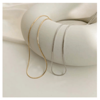 Simple line necklace【R0025】