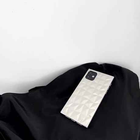 Cut mirror iPhone case【E0149】