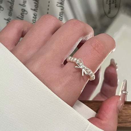 Point ribbon ring【R0410】