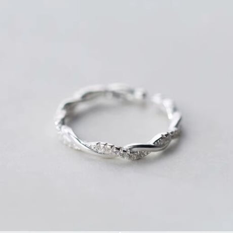 Helix silver ring 【R0018】