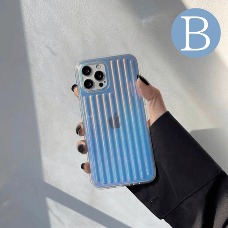 Clear aurora line case【C0041】
