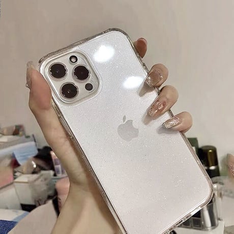 Powder clear iPhone case【C0149】