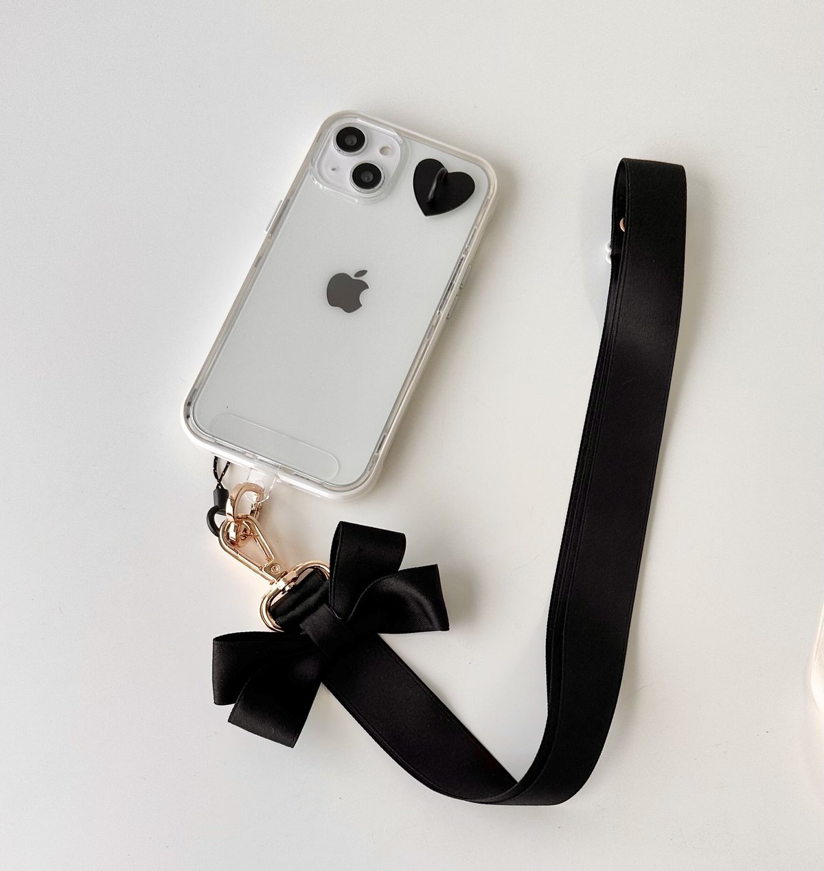 スマホショルダー スマホケース iPhone リボン band-09 スマホショルダー スマホケース iPhone リボン band-09 ガーリー