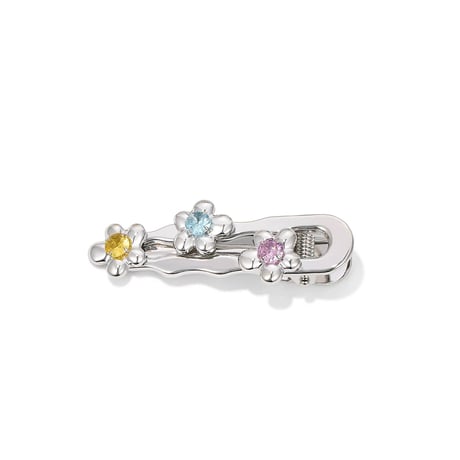 Flower metal hair pin【R0523】