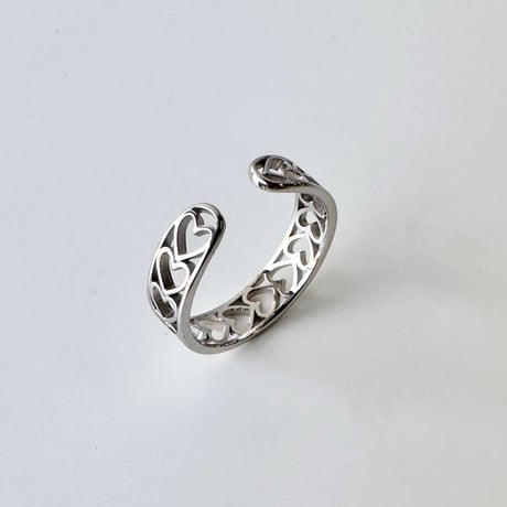 Heart cuff ring【R0379】