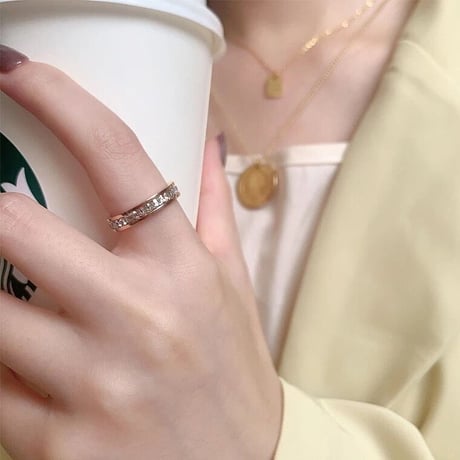 Bright line ring 【R0037】