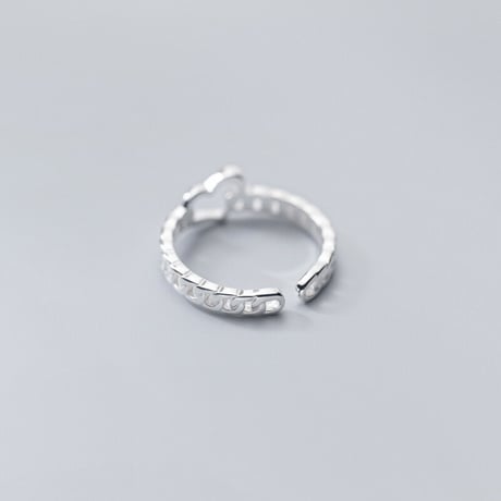 Chain heart ring【R0005】