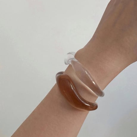 Clear bangle【R0203】