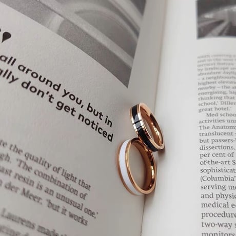 Simple color line ring【R0152】