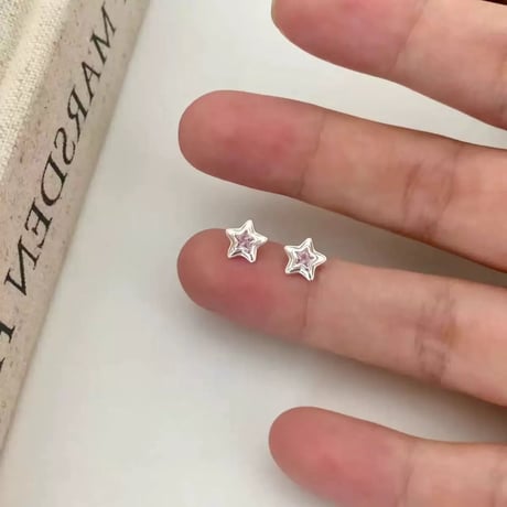 Pink star pierce【R0518】