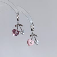 Heart silhouette cherry pierce【R0478】