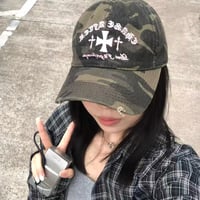 クロスカモキャップ【F0058】