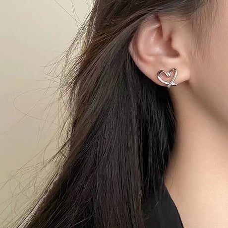 Heart earrings【R0366】