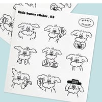 Scooty Studio little bunnyステッカー2枚入り【K0022】