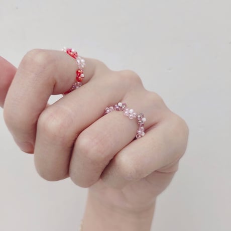 Flower beads ring【R0319】