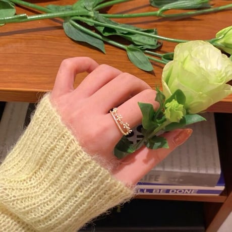 Flower 2 way ring【R0144】