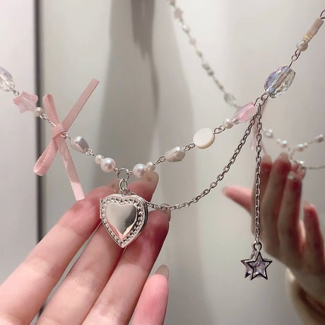 Princess heart necklace【R0463】