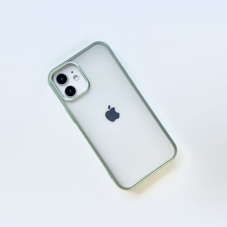 Simple metallic out line case【C0187】