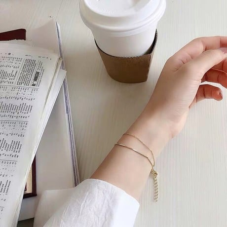 Simple line bracelet【R0103】