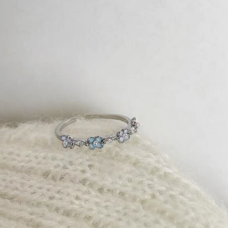 Flower tiara ring【R0353】