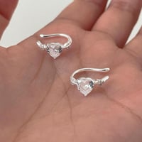 Heart arrow ear cuff【R0540】