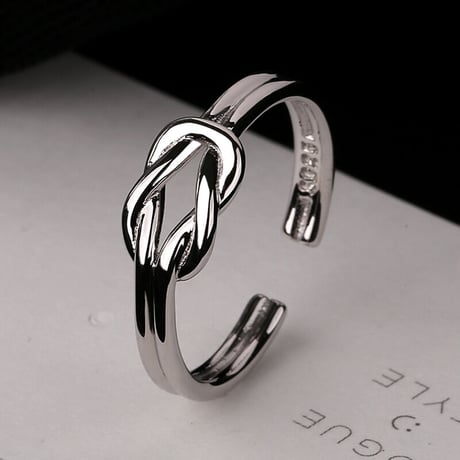 Crochet  silver ring 【R0171】