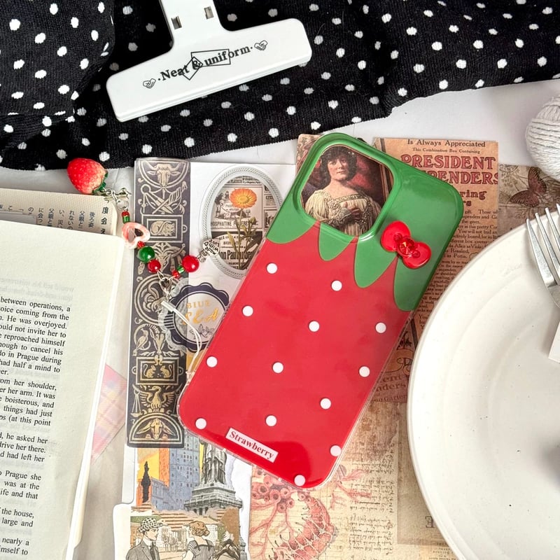 いちごリボンケース【E0424】 | MOA