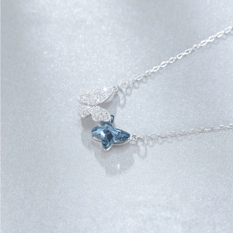 Double butterfly necklace【R0013】