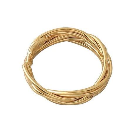 Gold crochet ring【R0139】