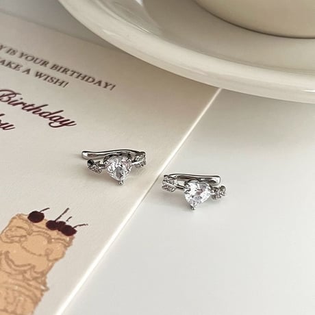 Heart arrow ear cuff【R0540】