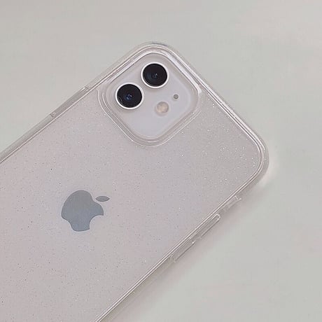 Powder clear iPhone case【C0149】