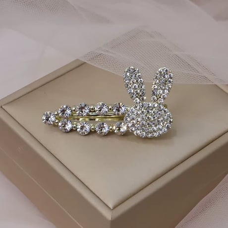 キラキラ cute hair pin【R0446】