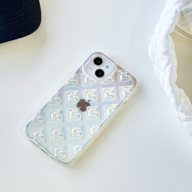 ぷっくりハートオーロラケース【C0348】 | MOA