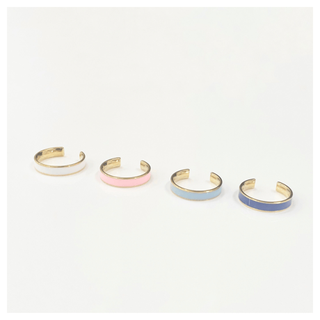 Simple color ring 【 R0077】