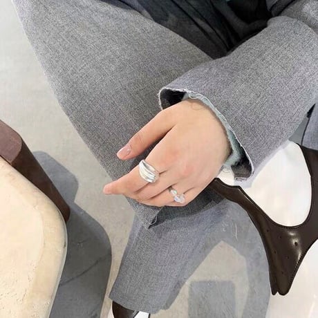 Aurora clear ring【R0207】