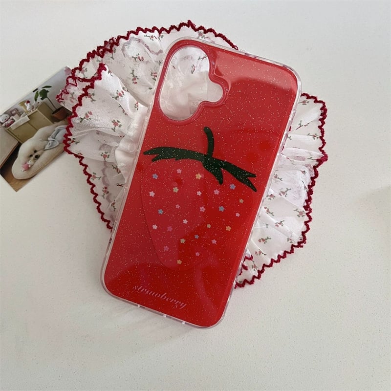 ラブラリー新品未開封いちごiPhoneケース13.14 ストロベリー