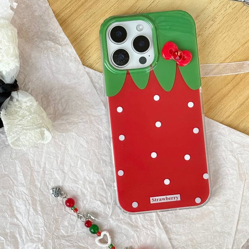 いちごリボンケース【E0424】 | MOA