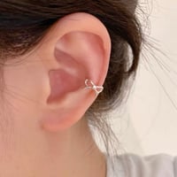 Cute ribbon ear cuff【R0542】