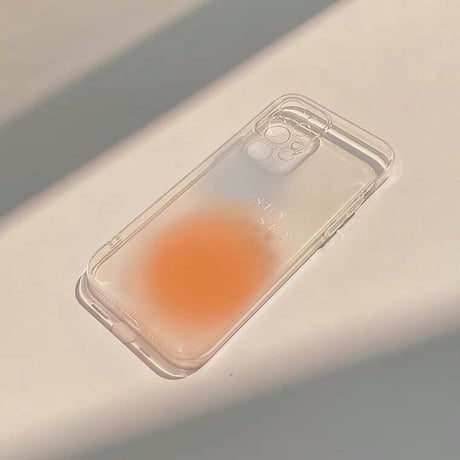 Sunset clear case【C0096】