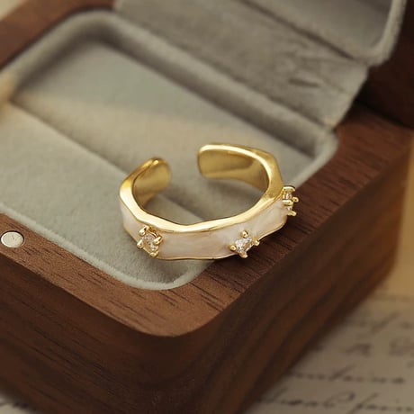 Retro cuff ring【R0362】