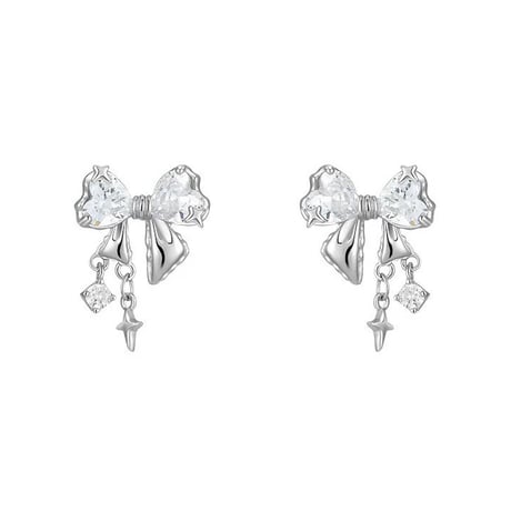 Ribbon charm pierce【R0429】