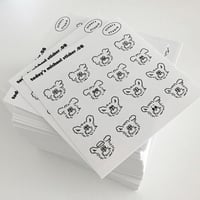 Scooty Studio today's michael ステッカー2枚入り【K0023】