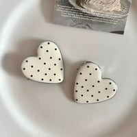 Heart dot hair pin【R0525】