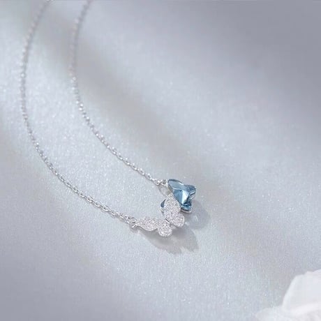 Double butterfly necklace【R0013】