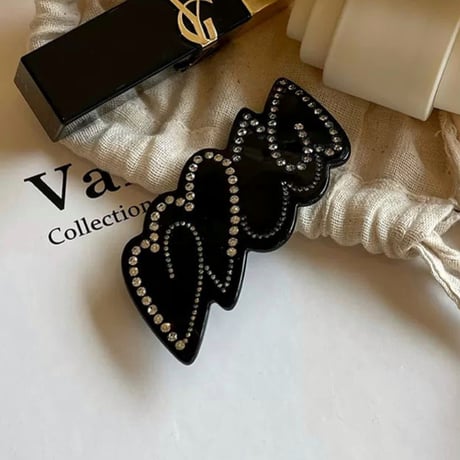 Connect heart hair pin【R0416】