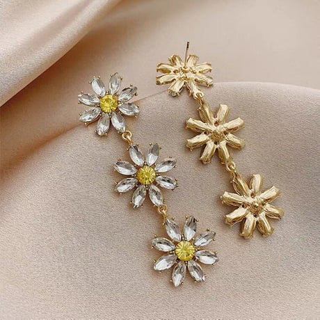 Clear daisy pierce 【R0021】