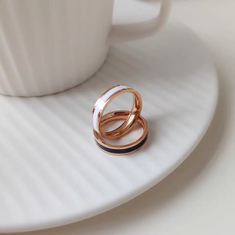 Simple color line ring【R0152】